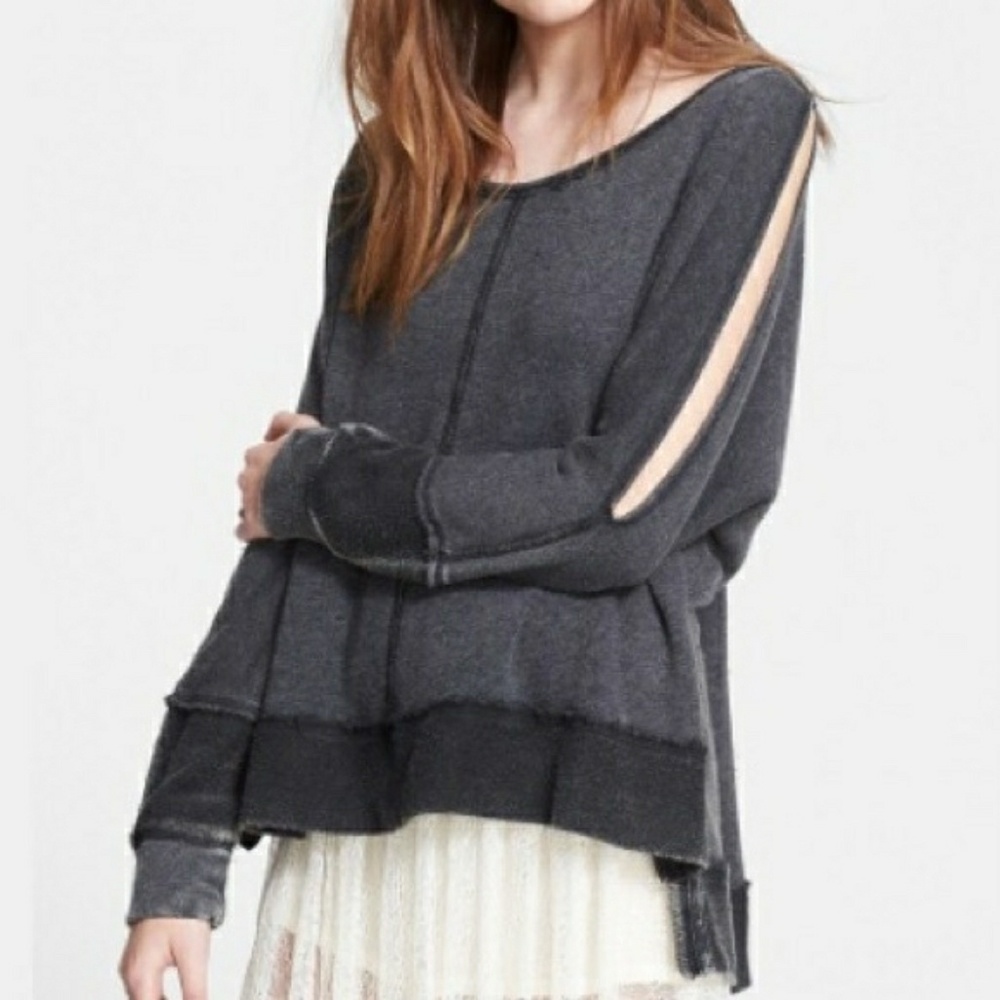 Free people cold shoulder sweater